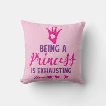 Roze en Paars Een Prinses Zijn Is Vermoeiend