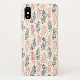 Roze en Paars etnisch vangpatroon Case-Mate iPhone Case