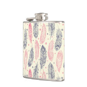 Roze en Paars etnisch vangpatroon Heupfles (Links)