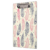 Roze en Paars etnisch vangpatroon Klembord (Links)