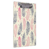 Roze en Paars etnisch vangpatroon Klembord (Rechts)