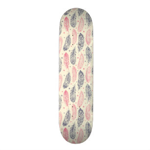 Roze en Paars etnisch vangpatroon Skateboard