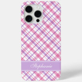 Roze en Paars geplakt patroon Case-Mate iPhone Case (Achterkant)