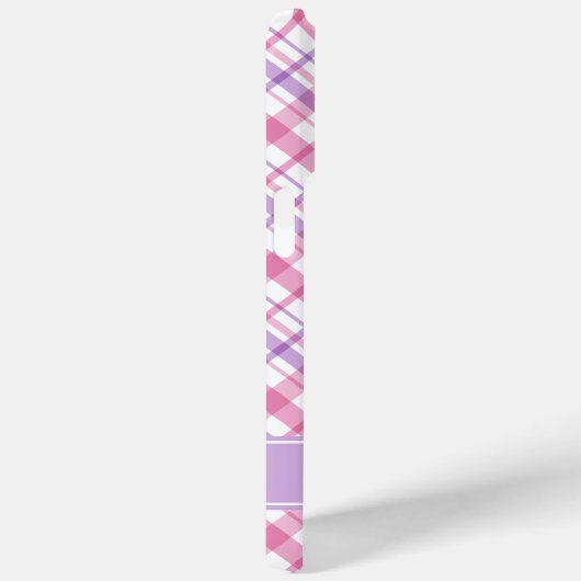 Roze en Paars geplakt patroon Case-Mate iPhone Case (Achterkant / Rechts)