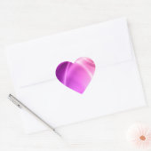 Roze en Paars Hart Sticker (Envelop)