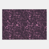 roze en paars inpakpapier vel (Voorkant 2)