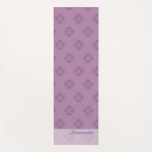 roze en Paars Mandala Pattern Yogamat (Voorkant)