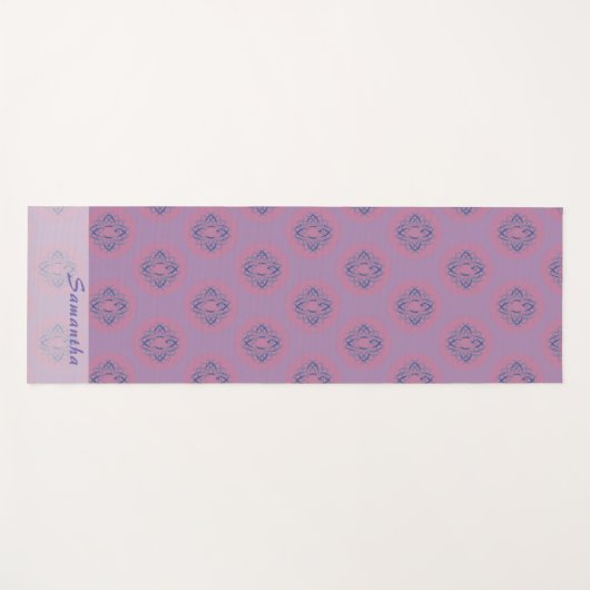  roze en Paars Mandala Pattern Yogamat (Voorkant (horizontaal))