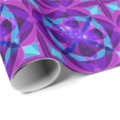 Roze en Paars Mandala Verpakkingspapier Cadeaupapier (Rol Hoek)