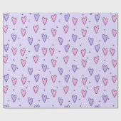 Roze en Paars papier voor het ompakken van harsen (Vlak)