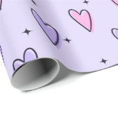 Roze en Paars papier voor het ompakken van harsen (Rol Hoek)