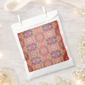 Roze en paars patroon bedankzakje (Geknipt)