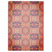 Roze en paars patroon klembord (Achterkant)