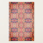 Roze en paars patroon planner (Voorkant)