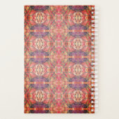 Roze en paars patroon planner (Achterkant)