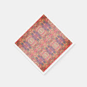 Roze en paars patroon servet (Hoek)