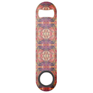 Roze en paars patroon speed flessenopener