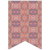 Roze en paars patroon vlaggetjes (Tweede vlag)