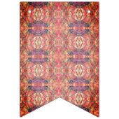 Roze en paars patroon vlaggetjes (Derde vlag)