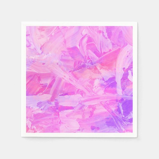 Roze en Paars Servet (Voorkant)