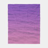 Roze en Paars Zee Fleece Deken (Voorkant)
