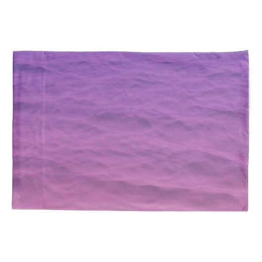 Roze en Paars Zee Kussensloop (Achterkant)