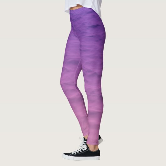 Roze en Paars Zee Leggings (Links)