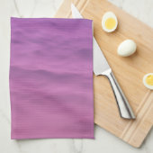 Roze en Paars Zee Theedoek (Quarter Fold)