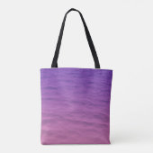 Roze en Paars Zee Tote Bag (Achterkant)