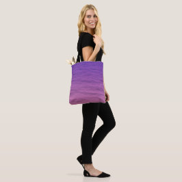 Roze en Paars Zee Tote Bag