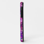 Roze en Paarse Abstracte bloemen Case-Mate iPhone Case (Achterkant/links)