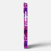 Roze en Paarse Abstracte bloemen Case-Mate iPhone Case (Achterkant / Links)
