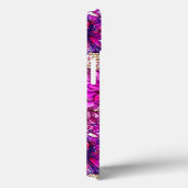 Roze en Paarse Abstracte bloemen Case-Mate iPhone Case (Achterkant / Rechts)