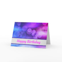 Roze en Paarse Abstracte Circles Patroongroet