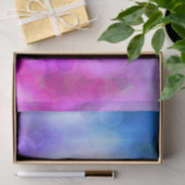 Roze en Paarse Abstracte cirkels Patroon Tissuepapier (Geschenk)