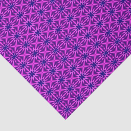 Roze en Paarse Abstracte flessenpatronen Tissuepapier (Detail)