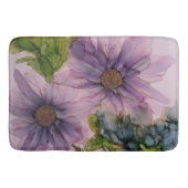 roze en paarse alcoholbloem badmat (Voorkant)
