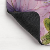 roze en paarse alcoholbloem muismat (Hoek)