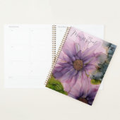 roze en paarse alcoholbloem planner (Display)