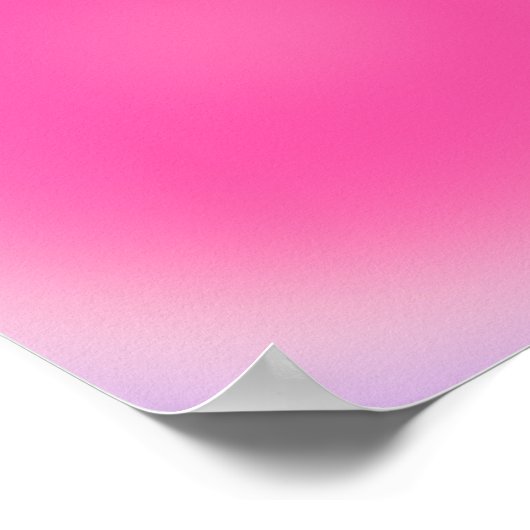 Roze en Paarse aura gradiënt Poster (Hoek)