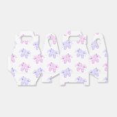 Roze en Paarse ballet Birthday Pointe Shoes Bedankdoosjes (Uitgevouwen)