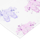 Roze en Paarse ballet Birthday Pointe Shoes Tafelkleed (Gekanteld)