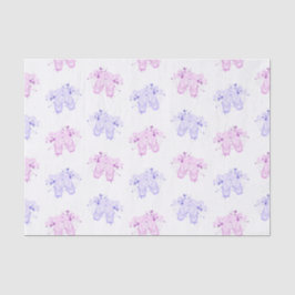 Roze en Paarse ballet Birthday Pointe Shoes Tissuepapier