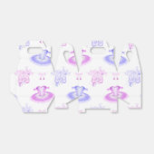 Roze en Paarse ballet Birthday Tutu & Pointe Shoes Bedankdoosjes (Uitgevouwen)