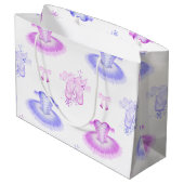 Roze en Paarse ballet Birthday Tutu & Pointe Shoes Groot Cadeauzakje (Achterkant Gekanteld)