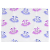 Roze en Paarse Ballet Birthday Tutu Waterverf Groot Cadeauzakje (Achterkant)