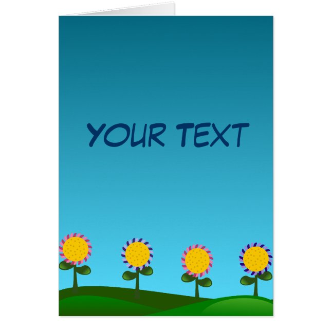 Roze en paarse bloemen (Voorkant)