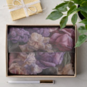  Roze en Paarse Bloemen Decoupage Papier (Geschenk)