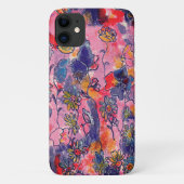 Roze en paarse bloemen Garden Oorspronkelijke Wate Case-Mate iPhone Case (Achterkant)