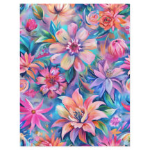 Roze en paarse bloemen patroon plakboek papier